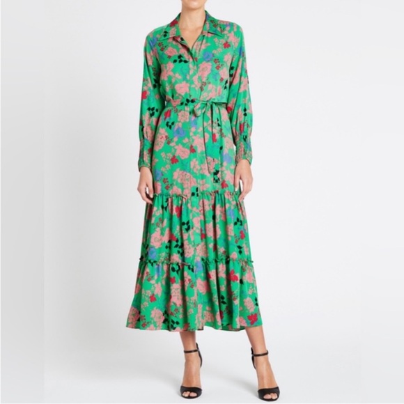 Misa Los Angeles Dresses & Skirts - MISA green Esmee dress